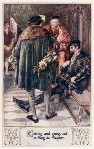 Coming and going, and waiting his Pleasure by after Charles Edmund Brock
