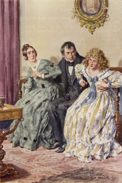 Illustration for Martin Chuzzlewit by after Charles Edmund Brock