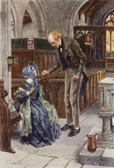 Illustration for Martin Chuzzlewit by after Charles Edmund Brock