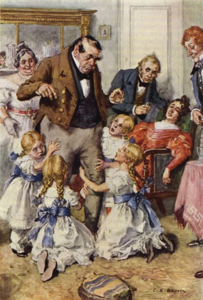 Illustration for Nicholas Nickleby by after Charles Edmund Brock