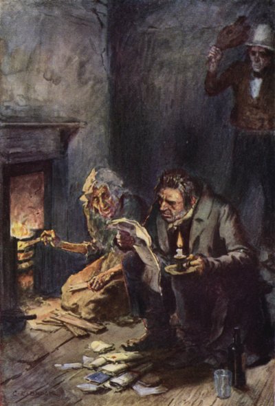 Illustration for Nicholas Nickleby by after Charles Edmund Brock