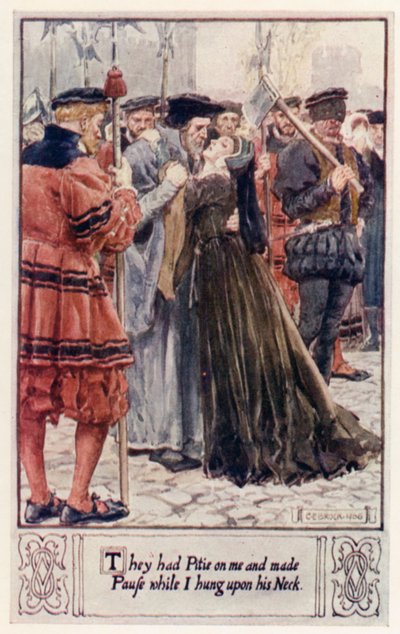 They had pity on me and made pause while I hung upon his neck by after Charles Edmund Brock