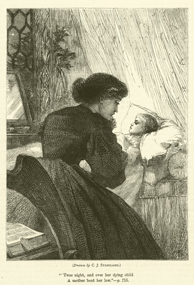 The Dying Child by after Charles J. Staniland