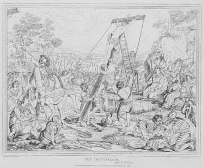 The Crucifixion, Matthew by after Charles Le Brun