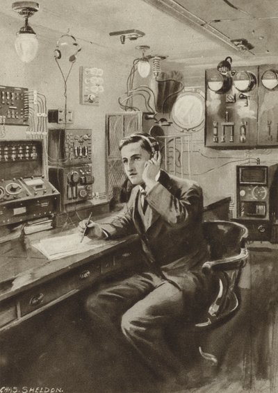 Wireless operator by after Charles Mills Sheldon