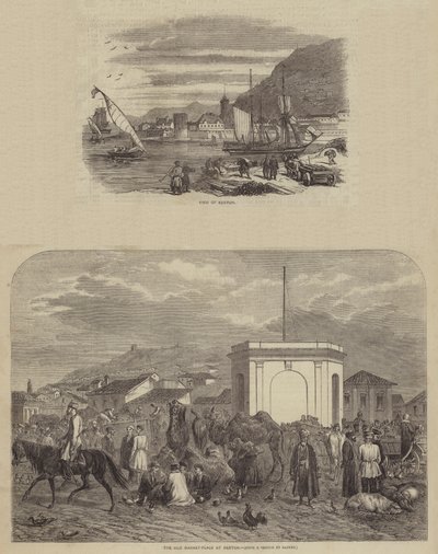 Sketches of Kertch by after Denis Auguste Marie Raffet