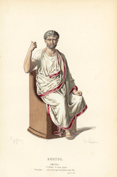 Brutus by after Edmond A.F. Geffroy