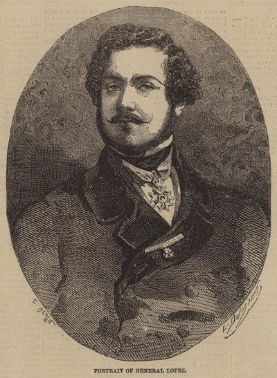 Portrait of General Lopez by after Edmond Morin