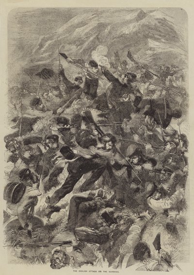The English Attack on the Quarries by after Edmond Morin