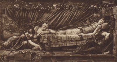 The Sleeping Beauty by after Edward Coley Burne Jones