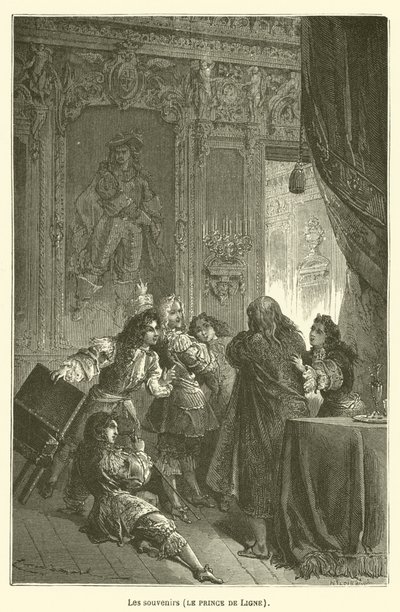 The Memories, The Prince of Ligne by after Emile Antoine Bayard