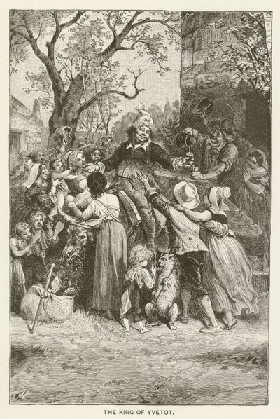 The King of Yvetot by after Emile Antoine Bayard