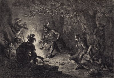 Prisoners from the Wyoming Valley by after Felix Octavius Carr Darley