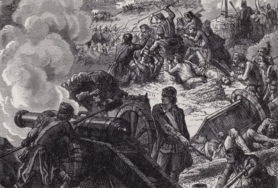 The Battle of Bunker Hill by after Felix Octavius Carr Darley