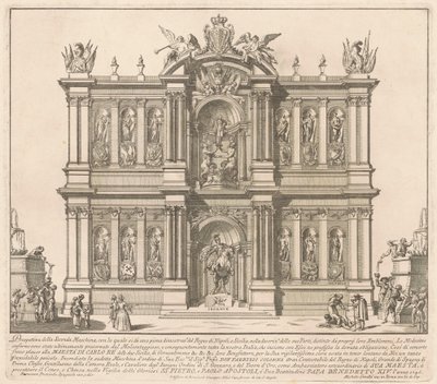 The Seconda Macchina for the Chinea of 1746: The Territories of the Kingdom of Naples by after Francisco Preciado de la Vega Miguel