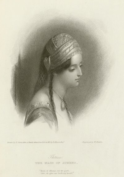 Theresa, The Maid of Athens by after Frank Stone