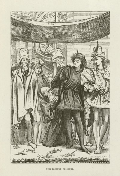 Illustration for Romola by George Eliot by after Frederic Leighton