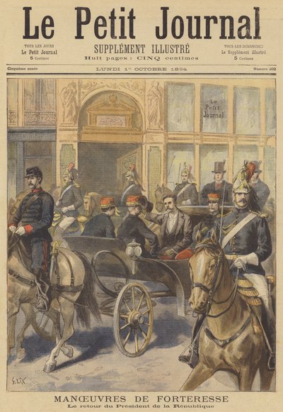 President Casimir-Perier Returning from Watching the French Army