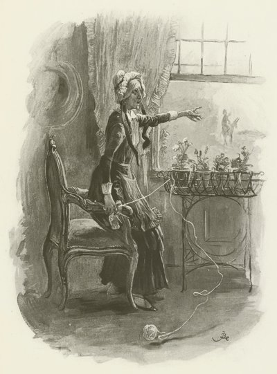 Miss Betsy Trotwood by after Frederick Barnard