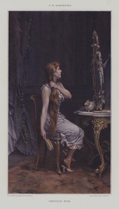 Golden Hair by after Frederik Hendrik Kaemmerer