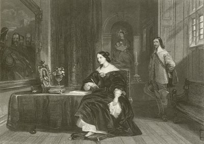 Queen Henrietta Interceding for Charles I by after George Cattermole