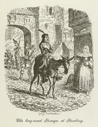 Illustration for Tristram Shandy by after George Cruikshank