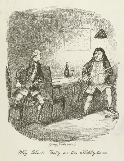 Illustration for Tristram Shandy by after George Cruikshank