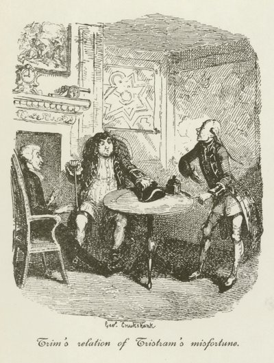 Illustration for Tristram Shandy by after George Cruikshank