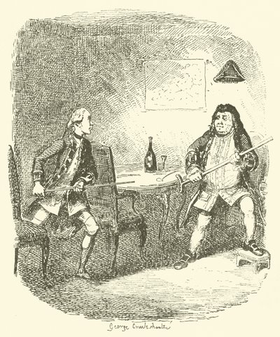 Illustration for Tristram Shandy by after George Cruikshank
