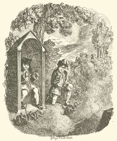 Illustration for Tristram Shandy by after George Cruikshank
