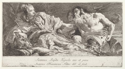 Venice Receiving the Homage of Neptune by after Giovanni Battista Tiepolo Giovanni Domenico Tiepolo