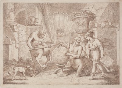 Chiron Teaches Geography to Achilles by after Giovanni Benedetto Castiglione Gaetano Zompini