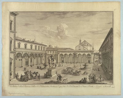 View of Florence, Plate from 