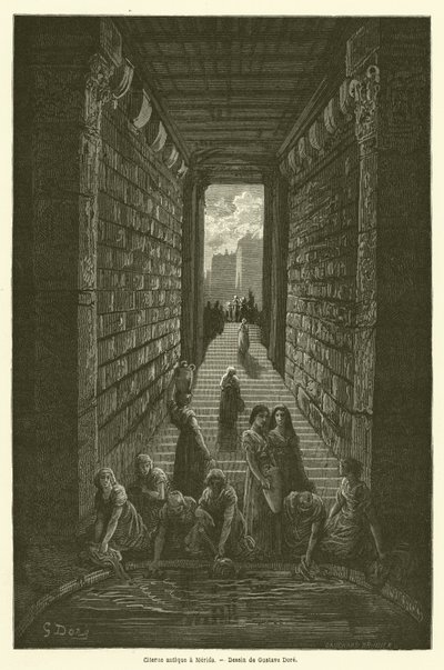 Ancient Cistern at Merida by Gustave after Dore