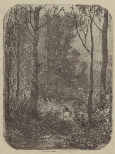 Under the Trees by Gustave after Dore