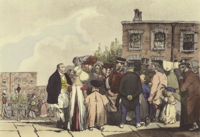 People of London by after Henri Bonaventure Monnier