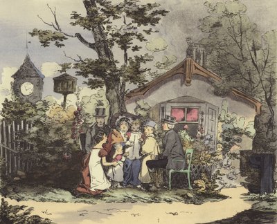 A Minister and His Family by after Henri Bonaventure Monnier