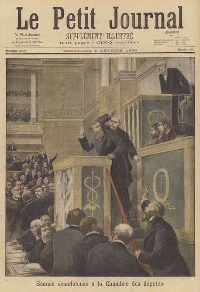 A Scandalous Session in the French Chamber of Deputies by after Henri Meyer