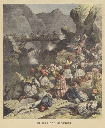 An Albanian Wedding by after Henri Meyer