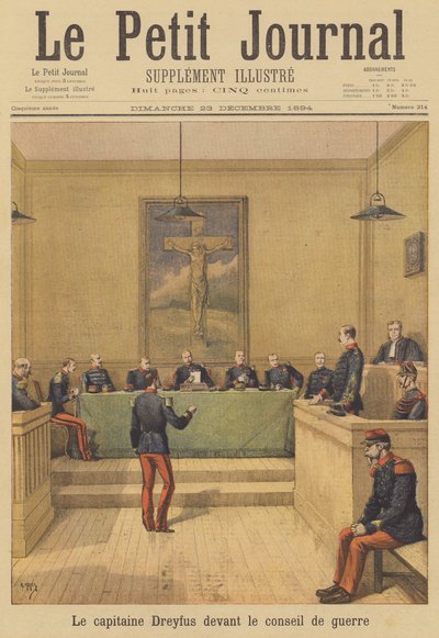 Court Martial of Captain Alfred Dreyfus by after Henri Meyer
