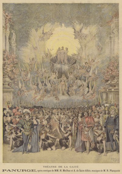 Panurge, Comic Opera at the Theatre de la Gaite by after Henri Meyer