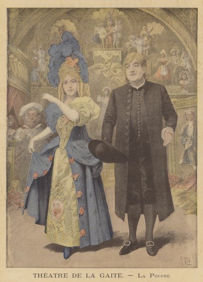Production of The Doll at the Theatre de la Gaite by after Henri Meyer