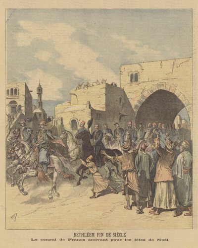 The French Consul Arriving in Bethlehem for the Christmas Celebrations by after Henri Meyer