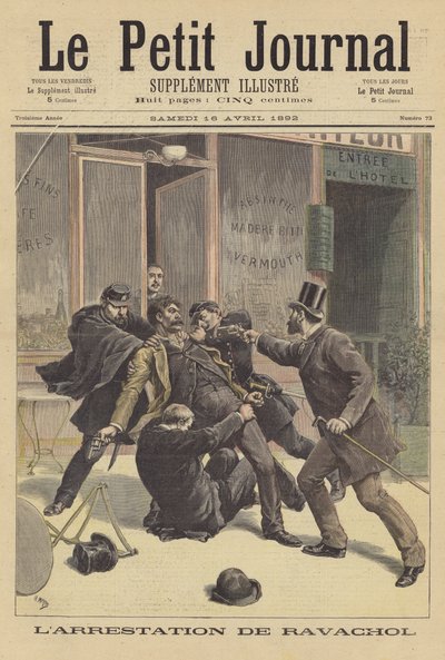 The Arrest of Ravachol by after Henri Meyer
