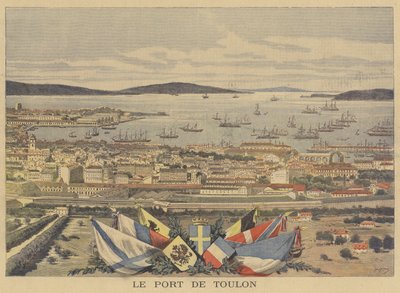 The Port of Toulon by after Henri Meyer