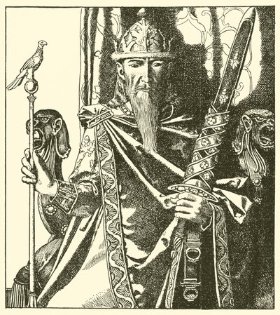 King Mark of Cornwall by after Howard Pyle