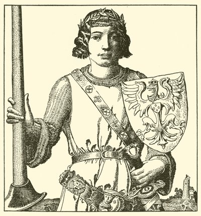 Sir Percival of Gales by after Howard Pyle