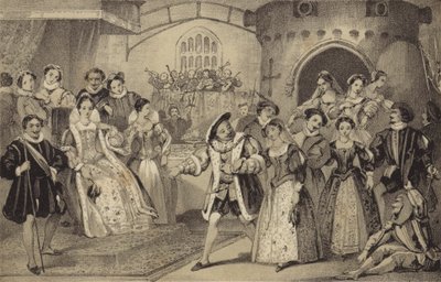 Pageant before Henry the Eighth by James Stephanoff