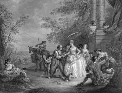 The Fortune Teller by after Jean Baptiste Joseph Pater