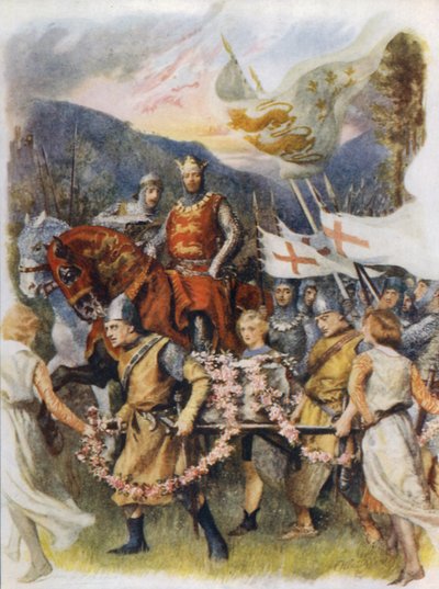 Bringing the Coronation Stone from Scone by after John Henry Frederick Bacon